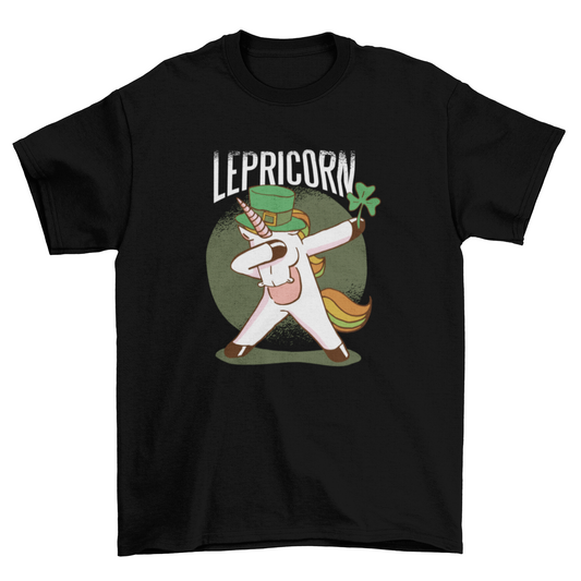 Leprechaun Irish unicorn T-shirt – The Lucky Emerald